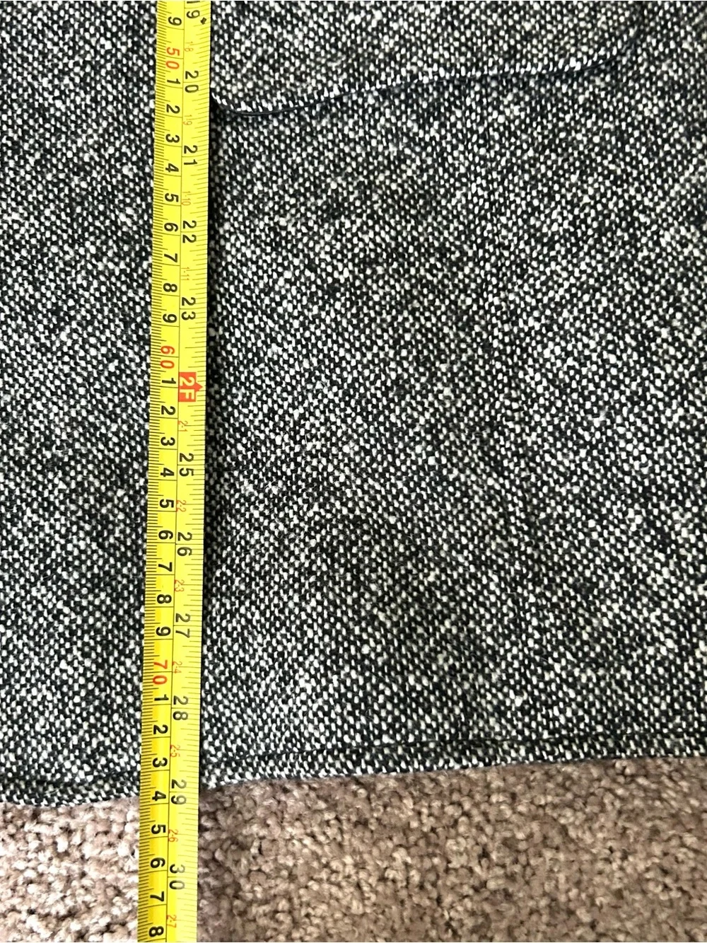 VTG LL Bean Womens SZ 20 Wool Cashmere Blend Tweed 3-Button Blazer Jacket USA